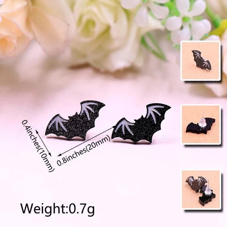 Halloween Ghost Stud Earrings Plastic Post for People With 