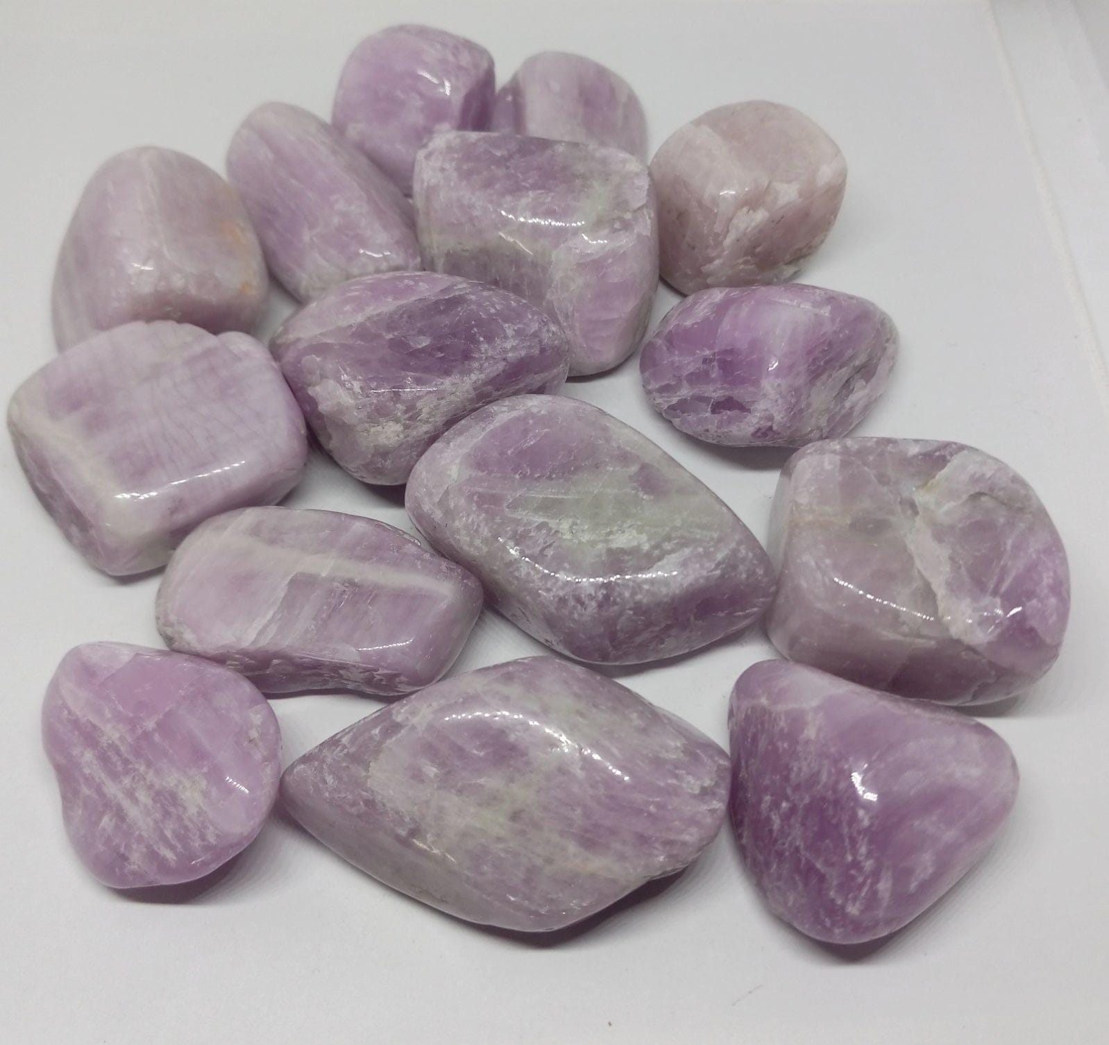 Kunzite Natural Crystal Tumbled Top Quality Purple Kunzite Stone