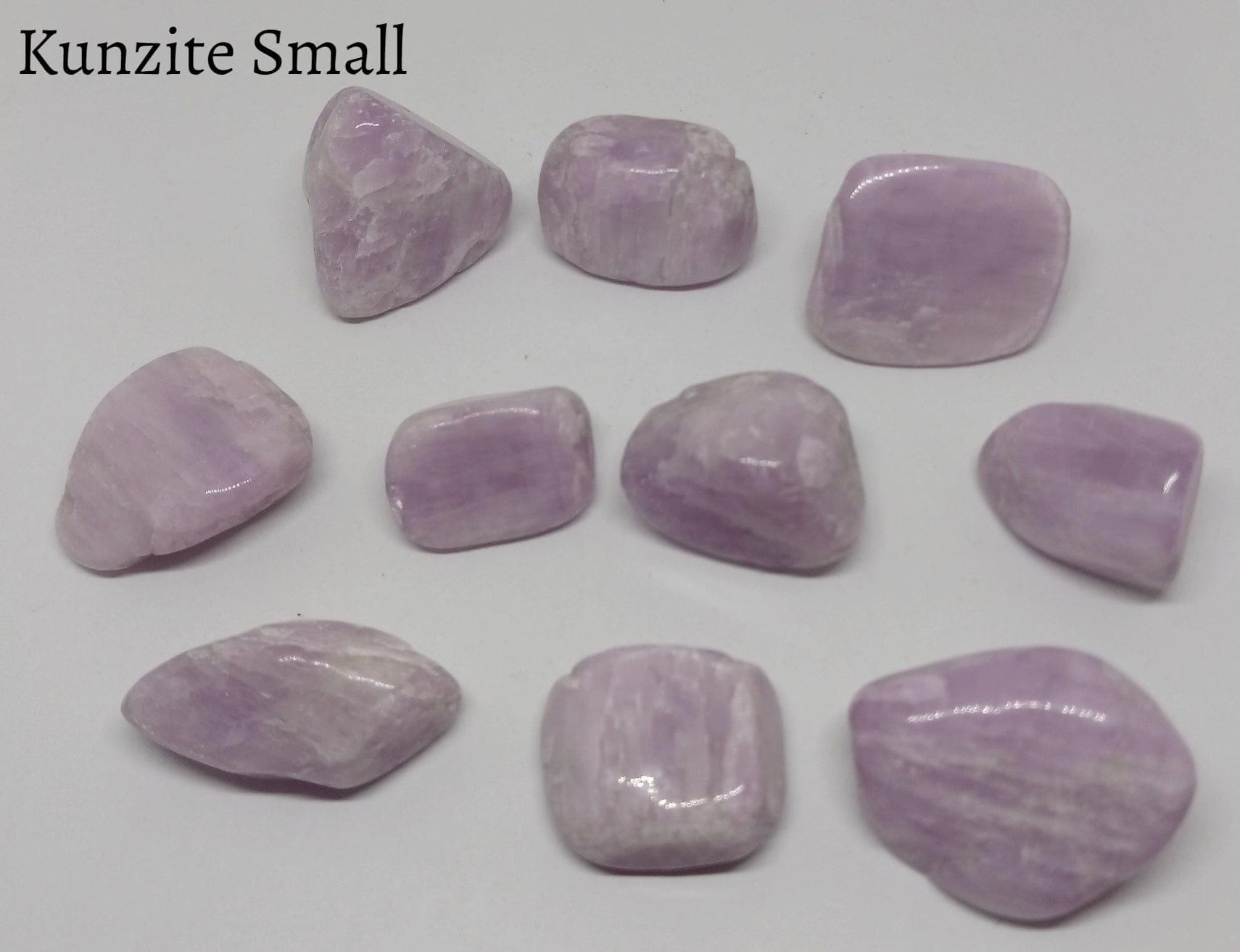 Kunzite Natural Crystal Tumbled Top Quality Purple Kunzite Stone