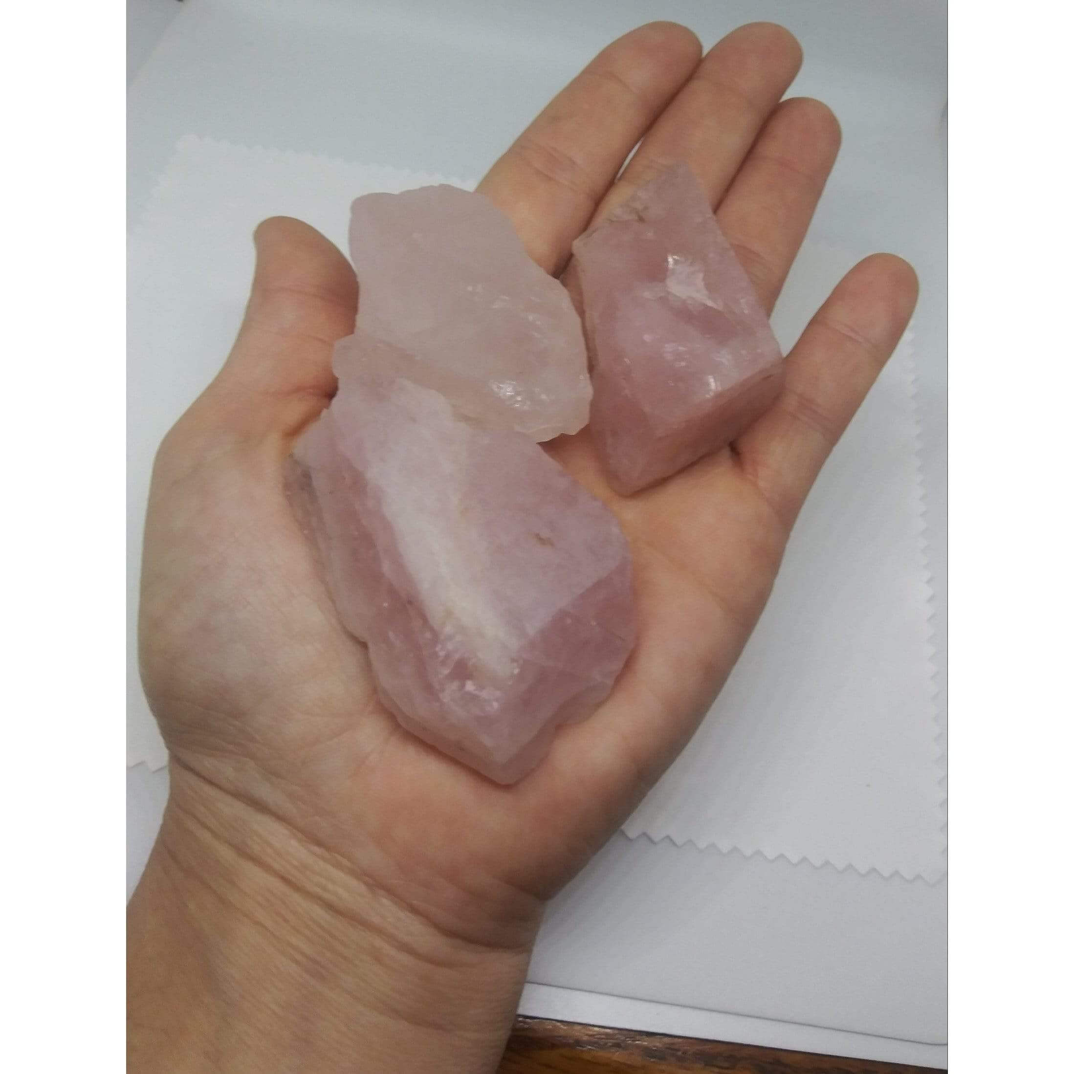 Raw on sale rose quartz